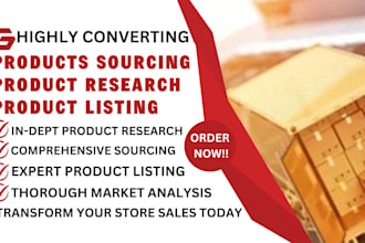 setup in dept product research comprehensive product sourcing product listing