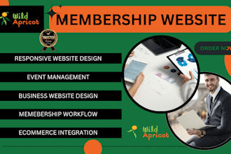 design your membership business website on wildapricot