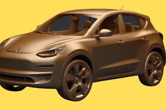 do 3d car modelling 3d car rendering 3d aircraft drone model fivem car animation