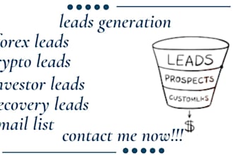 provide quality forex recovery leads for your targeted country
