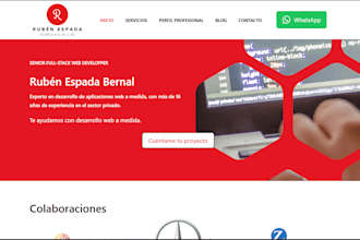 crearé una web con react angular asp net