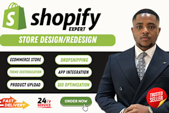 do shopify store design, redesign shopify dropshipping store, shopify website