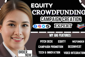 do equity crowdfunding campaign creation promotion on seedinvest wefunder