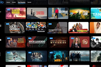 build custom iptv smart player vod roku channel, android tv, apple TV, firestick