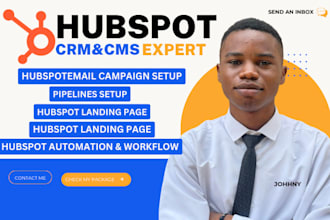 setup hubspot CRM hubspot automation workflow hubspot email campaign hubspot cms