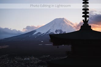 do photo editing in lightroom