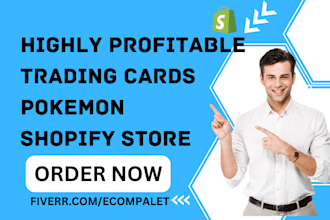 setup trading cards sports cards pokemon gift cards anime shopify store website