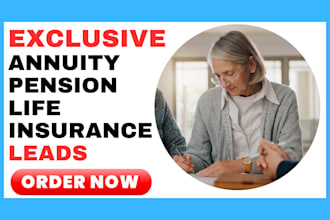 generate converting annuity pension leads life insurance leads