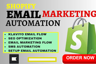 setup shopify klaviyo mailchimp yotpo avada seguno  shopify email marketing