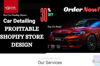 car shopify store car rental website auto car website car dealer landing page