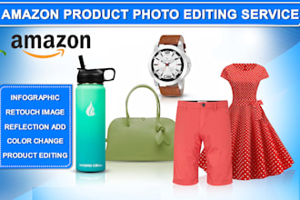 do professionally amazon photo editing, product photo edit and background remove