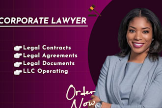 draft llc operating, ndas,  and partnership agreements