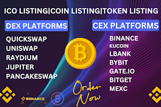 do ico token listing, solana memecoin, nft, presale coin website on dex and cex