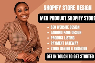 design men product store men bread oil store men fashion shopify store