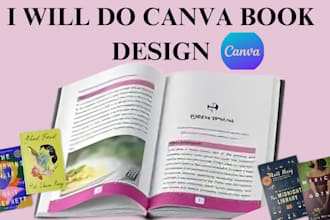 design canva ebook, ebook design, booklet design, journal design for amazon KDP
