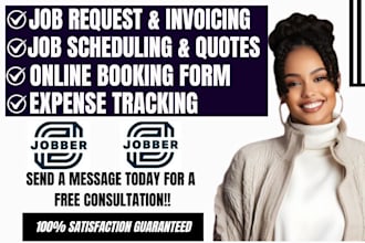 do requests, quote,recurring jobs, online booking form, invoicing on jobber CRM