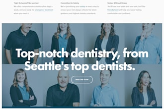 design home care, medical, elderly care, health, clinic, assisted living website