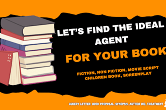 find top literary agent, write query letter, book proposal, synopsis and pitch