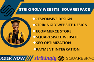design ecommerce website using strikingly website square wix squarespace website