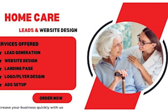 home care leads home care website elderly care leads assisted living