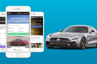 develop car rental app, car booking app, taxi booking app