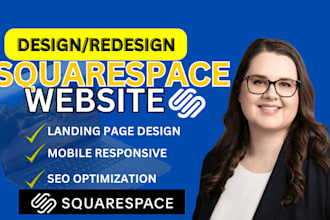 build a responsive squarespace website and redesign squarespace website
