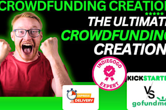 do professional crowdfunding pitch for kickstarter indiegogo and gofundme