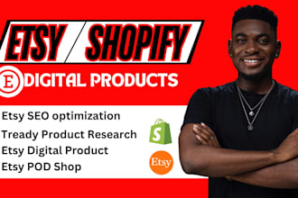 setup etsy digital product shop, etsy print on demand, etsy product listing SEO