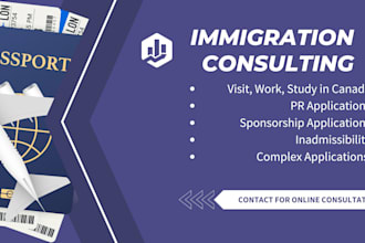 consult regarding various canadian immigration matters