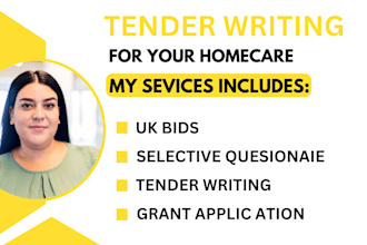 bid and win homecare tender, do UK bids, apply for grant for cqc and ofsted