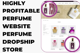 design most selling perfume and cologne shopify store perfume shopify website