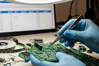 handle pcb components and bom outsourcing, sourcing, and supplier coordination