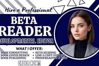 beta read memoir romance fantasy poem poetry sci fiction developmental editor