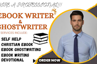 be your ebook writer ghostwriter fiction and nonfiction book writer for KDP