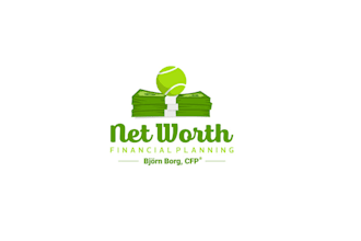 design tennis ball themed financial planning company logo
