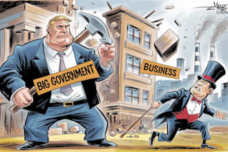 create political and editorial cartoons