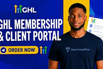 setup gohighlevel membership ghl client portal membership site course community