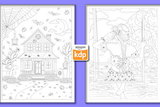 design adult coloring book pages