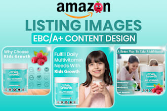 do amazon product listing pictures design, infographic images,main photo editing