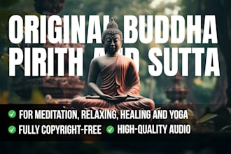 provide original buddha sutta and pirith recordings
