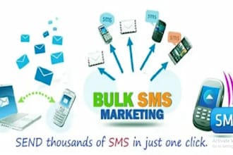 do bulk sms marketing in canada US france germany with klaviyo in 1 hour