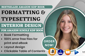 format your book for amazon kindle KDP amazon KDP book editing and formatting