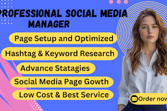 be your social media manager and personal assistant