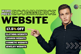 redesign clothing fashion cosmetic and jewelry ecommerce woocommerce website