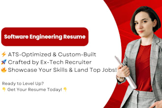 craft a software engineering resume, cover letter and tech resume writer