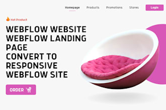 develop or design custom webflow website, figma to webflow