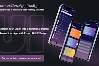 design a sleek mvp UI UX for your app or website