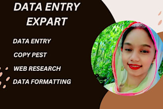 do data entry, copy pest,web research