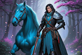 design a dnd character art and dnd character art