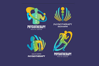 design physical logo with fitness centers and gyms